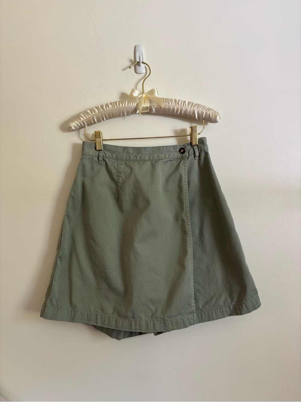 Vintage Pasta Olive Green A-Line Skort